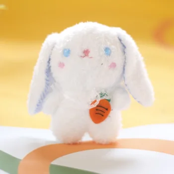 1tk Sanrio Cinnamoroll Jänku Ripats Mänguasi Cartoon Bunny Doll Kott Võtmehoidja Mänguasjad Kingitus Baby Armas Multikas Võti Luku Võtmerõngast 12cm