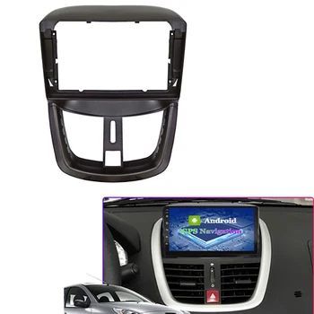 9 Tolline Auto Sidekirmega Audio Paigaldamise Adapter liikumispaneeli Komplektid Auto DVD Raami Armatuurlaua jaoks PEUGEOT 207 2002-2010